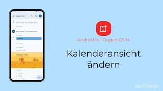 Kalenderansicht ändern  OnePlus Android 14  OxygenOS 14 [upl. by Auhsohey]