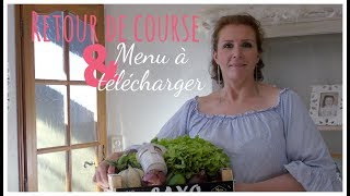 Retour de course et menu Vlog FAMILLE du 1707 gratin penne légumes rôti chorizo salade piémontaise [upl. by Aleksandr904]