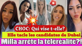 CHOC MILLA JASMINE TACLE SES AMIES CANDIDATES DE DUBAÏ ET ARRÊTE LA TÉLÉRÉALITÉ les marseillais [upl. by Nathaniel]