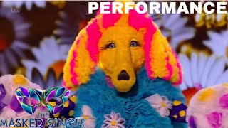 Poodle performs “Symphony” by Clean Bandit amp Zara Larrson Masked Singer UK [upl. by Idnahr]