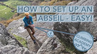 How to set up an abseil  easy [upl. by Azne243]