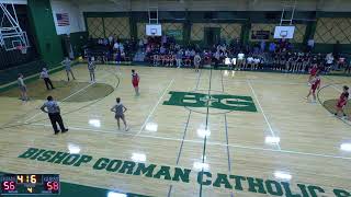 Bishop Gorman vs Yavneh Academy High Varsity Mens Basketball [upl. by Nadda]