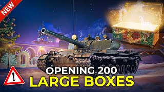 240€ Worth of 200 Large Holiday Ops Loot Boxes  World of Tanks Holiday Ops 2023 [upl. by Noiro]