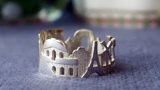 Paris Cityscape  Skyline Ring [upl. by Ynnej]