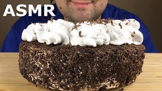 ASMR CHOCOLATE CAKE WITH BUTTERCREAM Eating Sounds Mukbang NO TALKING [upl. by Shrier]