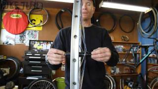 How to Dish a Bicycle Wheel  TheBikeTubecom [upl. by Bonne]