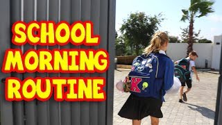 SCHOOL MORNING ROUTINE SIS vs BRO [upl. by Noirod]