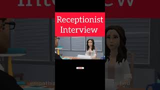 Receptionist Interview Questions and Answers upgradingway interview interviewquestion shorts [upl. by Evetta]