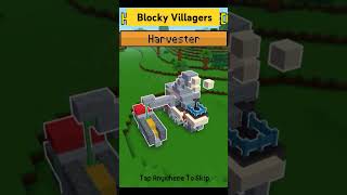 Making Harvester in Blocky craft game [upl. by Isiad]