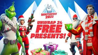 Fortnite Winterfest 2023 ALL PRESENTS [upl. by Jobina]