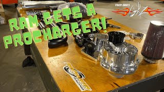 Dodge Ram 1500 57L Hemi ProCharger Install  Stacey Davids Gearz S11 E9 [upl. by Cusack259]