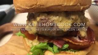 Welsh Rarebit Cheeseburger with bacon lattice seen on episode 1 of Britain’s Best Home Cook [upl. by Moonier]