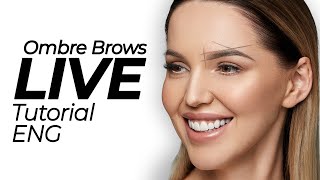 Ombre Brows Tutorial  FREE INTENSE COURSE [upl. by Daj]