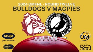 2024 R12 Bulldogs v Magpies [upl. by Bonucci]