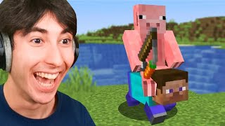 Minecraft But If You Laugh You DIE [upl. by Rabi]