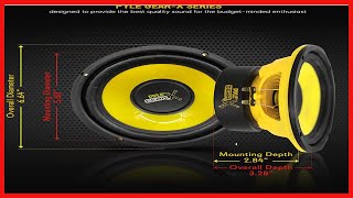 Pyle 65 Inch Mid Bass Woofer Sound Speaker System  Pro Loud Range Audio 300 Watt Peak Power w [upl. by Sebbie]