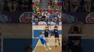 Incredible Comeback by Team Italy 💪 epicvolleyball volleyballworld volleyball [upl. by Hamon571]