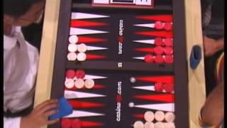 Backgammon World Championship 2009 Final Mochy vs Lars Trabolt 25p 49 [upl. by Enirol694]