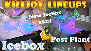 Top 15 New Icebox Killjoy Post Plant Lineups  Killjoy Lineups Icebox  KJ Setups Icebox [upl. by Vincents]