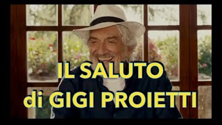 GIGI PROIETTI COMMOVENTE SALUTO [upl. by Savell]