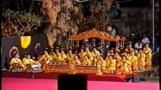 Balinese Gamelan  Kebyar style Bali Arts Festival 1997 [upl. by Haymes305]