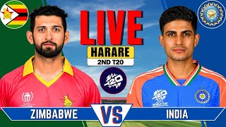 IND vs ZIM Live Match  Live Score amp Commentary  INDIA vs ZIMBABWE 2nd T20 Match Live [upl. by Nanda77]