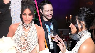 Kim Kardashian and Ex Pete Davidson’s Friendly RUNIN at 2023 Met Gala [upl. by Anileuqcaj]