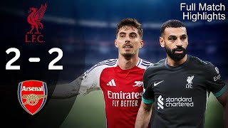 Arsenal vs Liverpool 22 Highlights 2024  Saka scores his 50th Premier League goal [upl. by Joash]