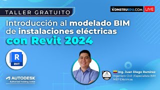 🏗️Taller Introducción al modelado BIM de instalaciones eléctricas con Revit 2024 [upl. by Naloc]