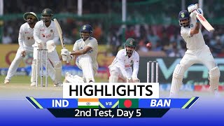 India vs Bangladesh Kanpur Test Highlights IND vs BAN 2nd Test RohitJaiswal  Highlights [upl. by Jeroma15]