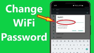 How to Change Your WiFi Password Using Your Phone  Howtosolveit [upl. by Enirehtacyram]