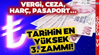 Vergi Ceza Harç Pasaport 2024 Zammı Belli Oldu İşte Yeni Ücretler [upl. by Grochow253]