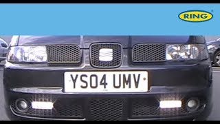 Ring Automotive Daytime Running Lamps DRL Fitting Video [upl. by Nigem]