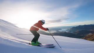 Powder Skiing In New Zealand – Treble Cone Ski Resort [upl. by Shanon]