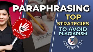 How to Paraphrase to Avoid Plagiarism in Academic Writing [upl. by Roosnam708]