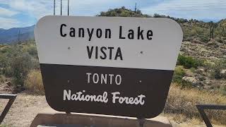 Bush Highway Apache Trail apachetrail canyon lake saguaro lake [upl. by Sellma757]