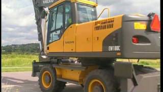 How to travel onroad with a Volvo Wheeled Excavator Part 5 of 16 [upl. by Bj]