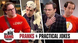 Pranks and Practical Jokes  The Big Bang Theory [upl. by Airdnaxela]