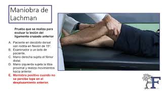 Examen físico de Rodilla  Test de pivot shift [upl. by Ecaidnac]