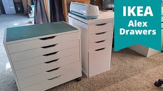 How to Assemble the Alex 6 Drawer from Ikea [upl. by Latrell428]