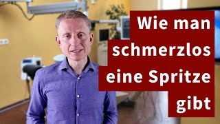 Wie man beim Zahnarzt schmerzlos eine Spritze gibt 2018 [upl. by Nadual]