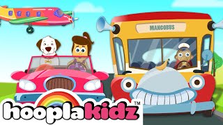 The Vehicle Song  Kids Song  HooplaKidz [upl. by Mulligan]