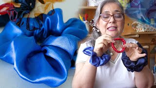 4 FORMAS DE PONER ELÁSTICO A LOS SCRUNCHIES Y COMO HACER MINI SCRUNCHIE IDEA DE NEGOCIO EXCELENTE [upl. by Guyon160]