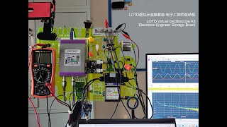 LOTO oscilloscope hardware electronics engineer storage board demonstration video [upl. by Cherilynn422]