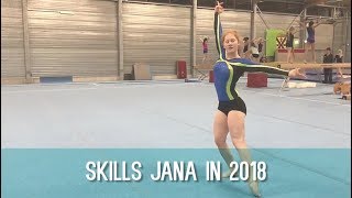 Janas skills en nieuwe elementen 2018  Typisch Turnen [upl. by Valda]