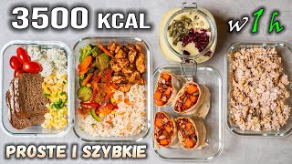 Profesjonalny DZIEŃ JEDZENIA 3500 kcal  Samodzielny Catering Dietetyczny [upl. by Haerr]