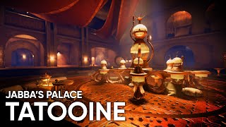 Inside Jabbas Palace  STAR WARS Ambience  Relaxing Sounds Changing Scenes [upl. by Costello]