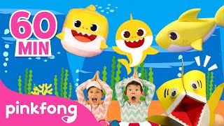 Mix  Tiburón Bebé y muchas más BabySharkSpanish  Pinkfong Canciones Infantiles [upl. by Tedman]