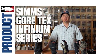 Simms GoreTex Infinium Flex amp Half Finger Glove Beanie Gaiter amp Hat w John Sherman  ICAST 2020 [upl. by Littell]