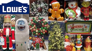 Lowes  A Look At Beautiful Christmas Decor amp Trees 2024 [upl. by Gerc]